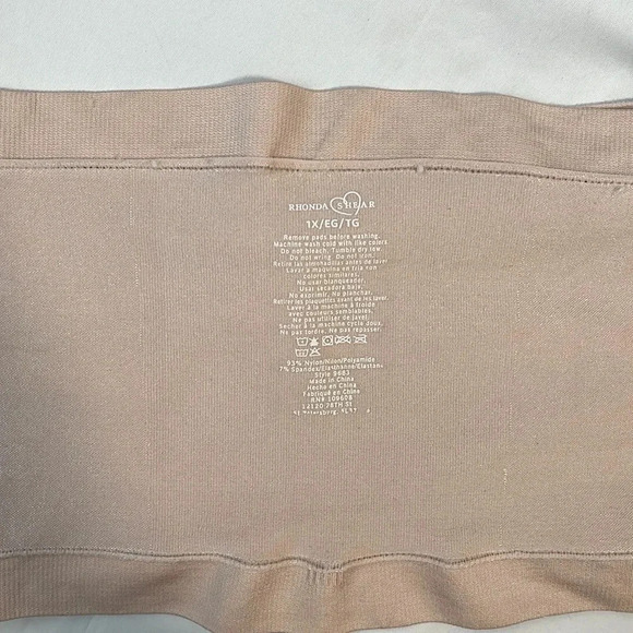 Angel Seamless Underwire Bandeau Bra Blush, Size 1XL - Picture 5 of 5